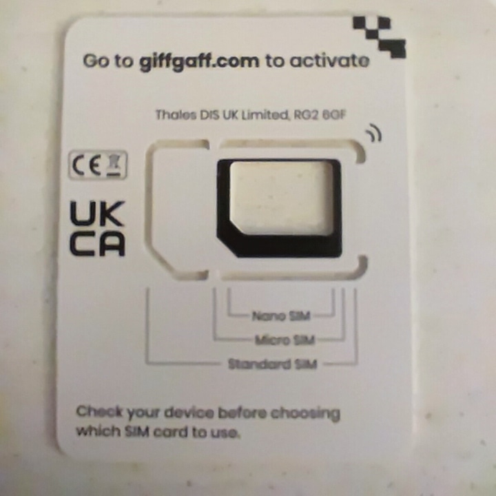 英国手机卡-giffgaff
